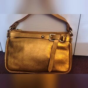 Laura Di Maggio Bronze Leather Bag